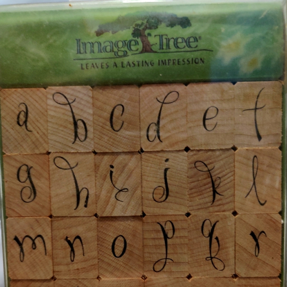 Image Tree Alphabet Stamps